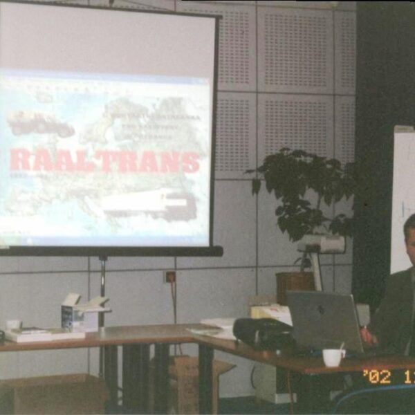 Predvádzacie akcie a školenia. Na projektore RAALTRANS Editor, verzia 4 (2002)